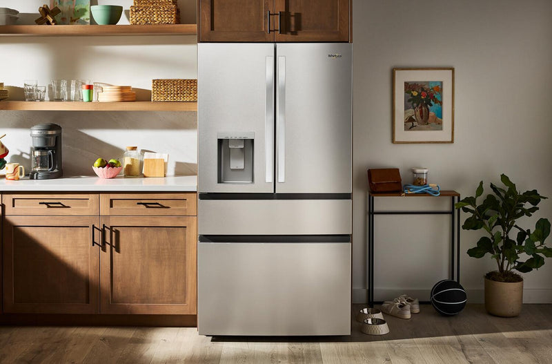 Whirlpool 36\" 29 Cu. Ft. French Door Refrigerator – Fingerprint-Resistant Stainless Steel - WRMF3636SZ
