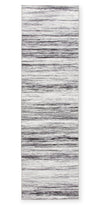 Ceren Grey Washable Runner Area Rug - 2’ x 7’