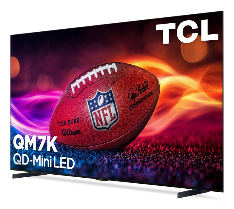 TCL 98\" QM7K QD Mini-LED QLED 4K UHD Smart Google TV (98QM7K) - 2025 Model