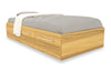 Riley Mates Bed with 3-Drawer Storage for Kids, Made in Canada, Natural - Twin Size