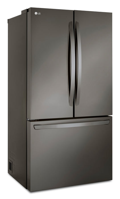 LG 36\" 27 Cu. Ft. Counter-Depth French Door Refrigerator - PrintProof™ Black Stainless Steel - LRFLC2706D