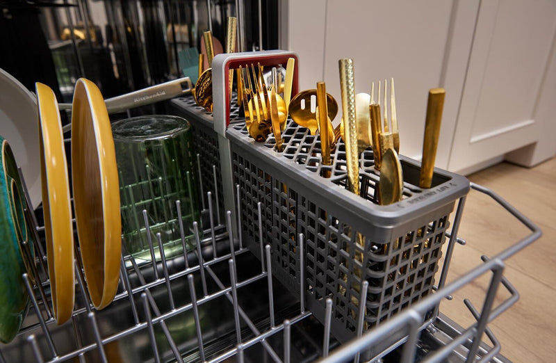 KitchenAid 24\" 44 dBA Dishwasher with 360° Max Jets™ Third Rack – Juniper - KDTS424SJP