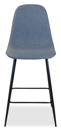 Jax Counter-Height Stool with Polyester Fabric, 26