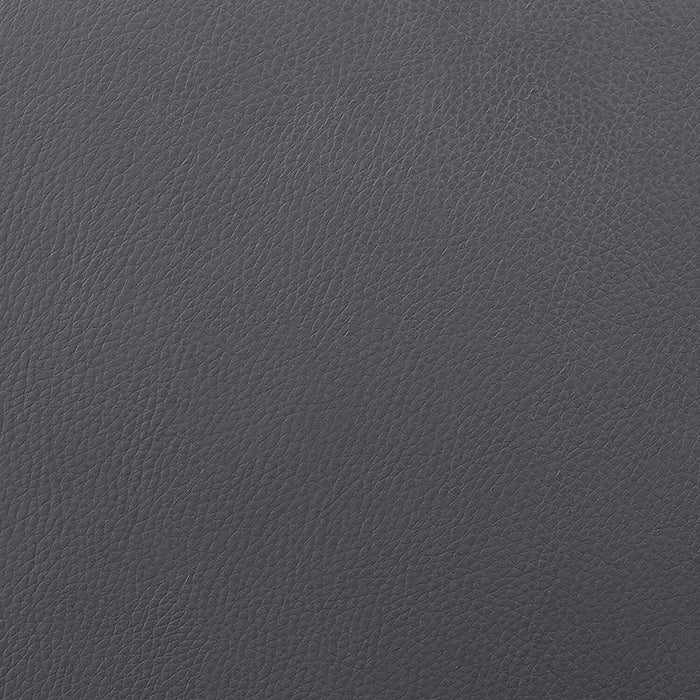 Odin Barstool with Swivel & Adjustable Seat, Vegan Leather Fabric, Metal - Grey