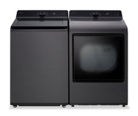 LG 5.8 Cu. Ft. Smart Top-Load Washer with EasyUnload™ and 7.3 Cu. Ft. Electric Dryer with AI Sensing 