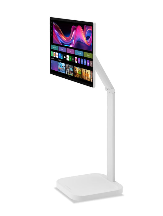 LG 32\" 4K UHD IPS Touchscreen Smart Monitor Swing with Rolling Stand (32U889SA-W.ACC)