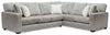 Koda 2-Piece Chenille Right-Facing Sectional - Plush Paloma