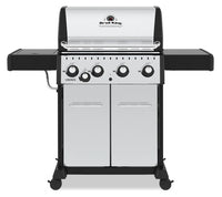 Broil King Crown™ S 440 Natural Gas Grill with Side Burner in Stainless Steel - 865367