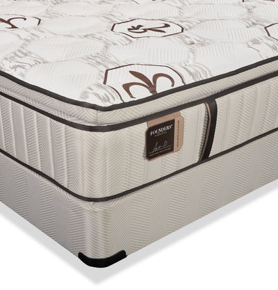 Stearns & Foster® Burnley Luxury Pillowtop Medium King Mattress Set | Ensemble matelas moyen luxueux à plateau-coussin Burnley de Stearns & Foster pour très grand lit