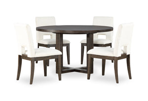 Zelda 5pc Dining Set with Table & 4 Chairs, 60