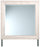 ["Yorkdale Bedroom Dresser Mirror, Made in Canada - White"]