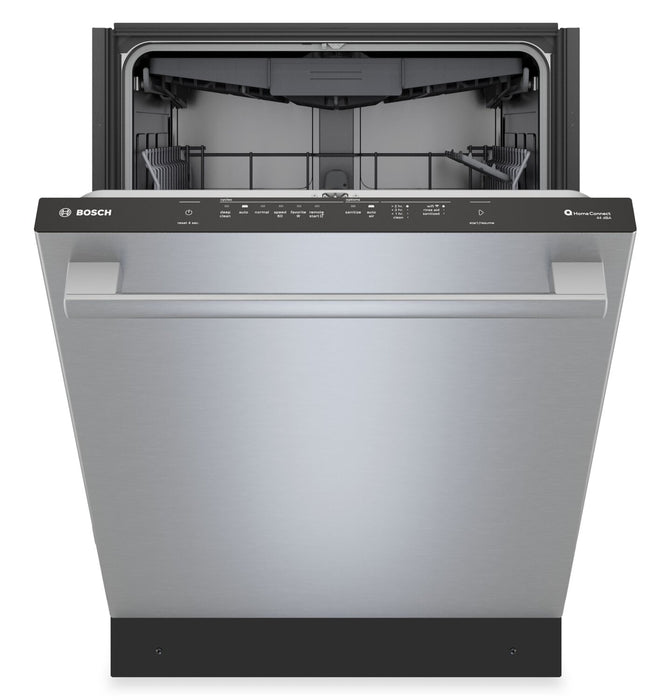 Bosch 500 Series 24'' 44 dBA Built-In Dishwasher Anti-Fingerprint Brushed Steel - SHX65DM5N