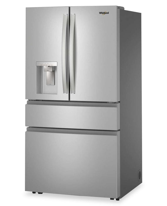 Whirlpool 36\" 29 Cu. Ft. French Door Refrigerator – Fingerprint-Resistant Stainless Steel - WRMF3636SZ