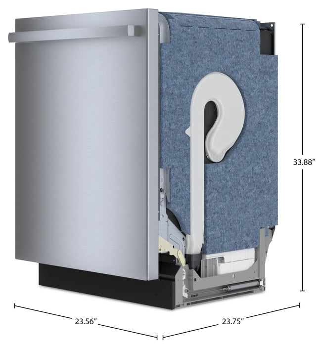 Bosch 800 Series 24'' Smart Dishwasher with Third Rack - Anti Fingerprint Stainless Steel - SHX78DM5N