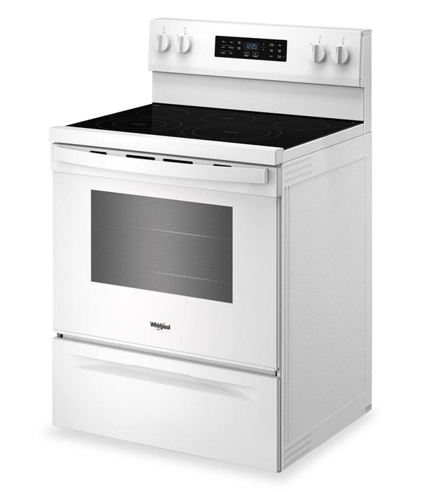 Whirlpool 5.3 Cu. Ft. Electric Range with Air Cooking – White - YWFES5730SW
