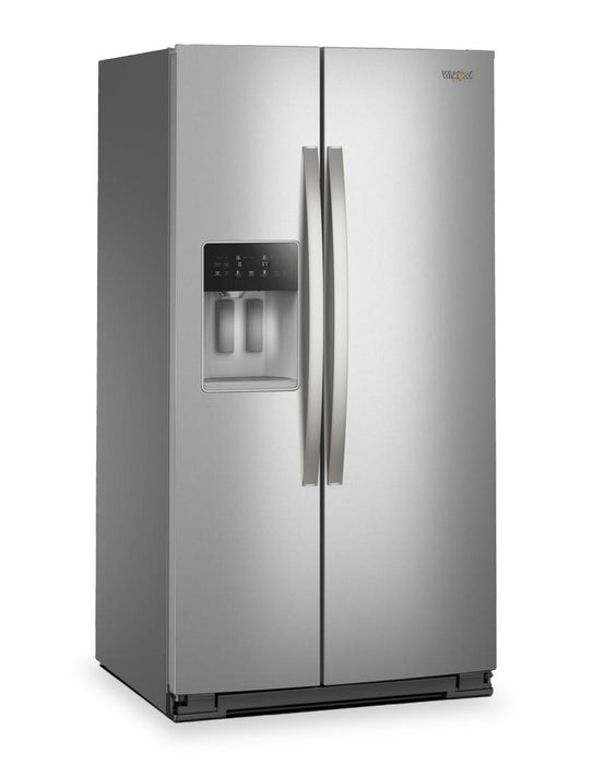 Whirlpool 36\" 28.7 Cu. Ft. Side-by-Side Refrigerator - Fingerprint-Resistant Stainless - WRSF5536RZ