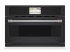 Cafe 30\" 1.70 Cu. Ft. Electric Wall Oven with Advantium® Technology – Black - CSB913P3VD1