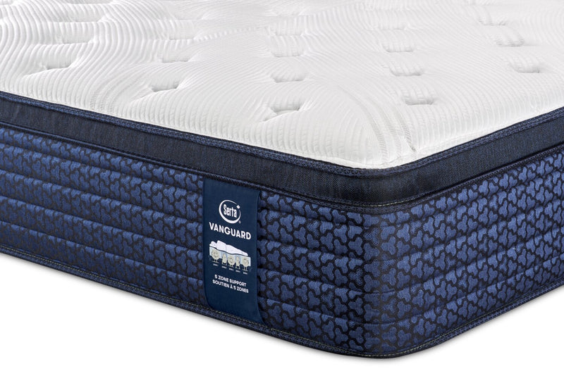 Serta Vanguard Stonebridge Eurotop Medium Queen Mattress 