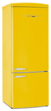 Unique Classic Retro 28\" 17 Cu Ft. Bottom Mount Refrigerator - Yellow - UNQ-310L Y TM