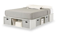 Everley Full Platform Bed - White 