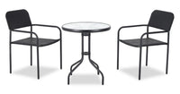 Paris 3-Piece Bistro Patio Set 