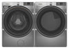 Whirlpool 5.2 Cu. Ft. Smart Front-Load Washer and 7.4 Cu. Ft. Electric Dryer - Radiant Silver