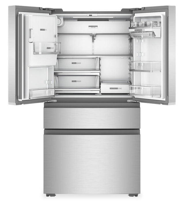 Whirlpool 36\" 22 Cu. Ft. True Counter Depth French Door Refrigerator – Stainless Steel - WRMC7036RZ