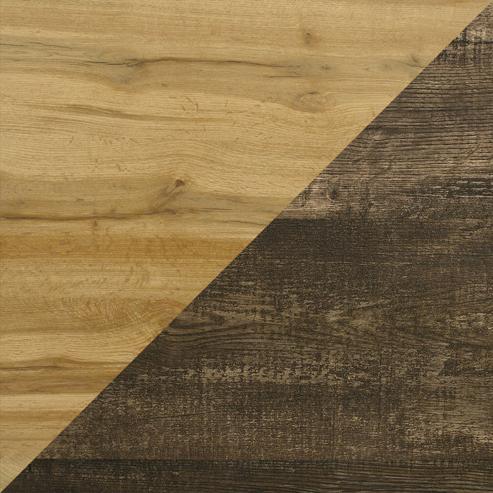 Silas Bedroom Chest of Drawers, 5-Drawer, 33\"W x 47.5\"H - Rustic Brown