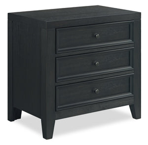 Casa Bedside 3-Drawer Nightstand with USB Port, 27