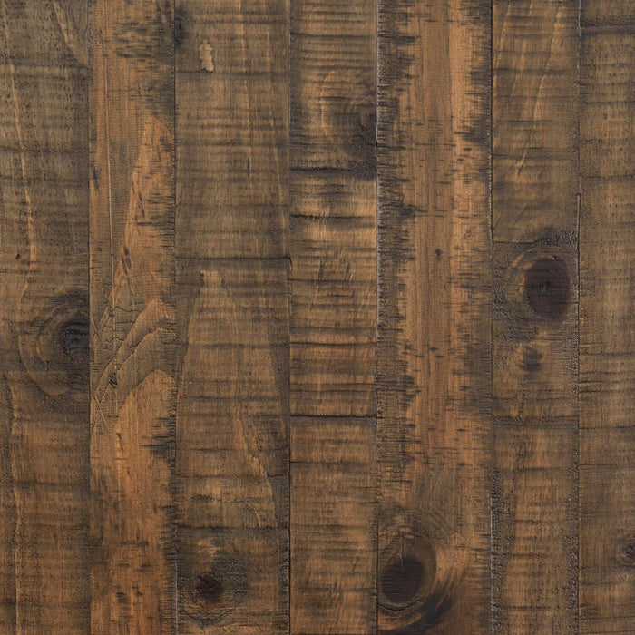 Edwin 22” Country Pine End Table with Storage - Homestead Brown