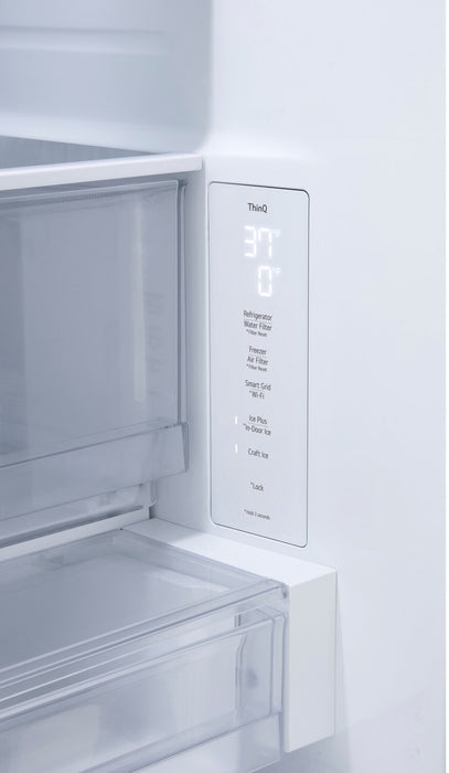 LG 36\" 24 Cu. Ft. Counter-Depth MAX™ Zero Clearance™ French-Door Refrigerator - LF24Z6330S