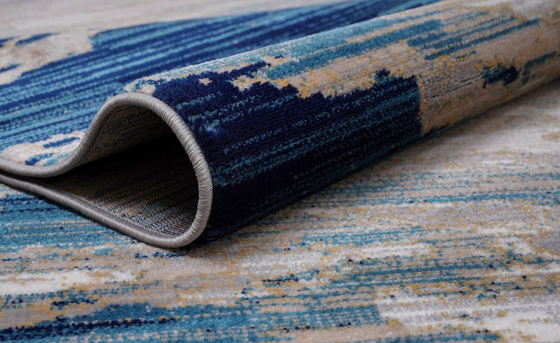 Samantha Multi-Coloured Contemporary Area Rug – 6'7\" x 9'6\" 