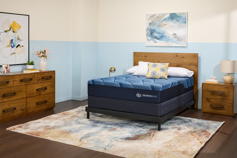 Serta iSeries NXG1200 Tight Top Firm Queen Mattress Set