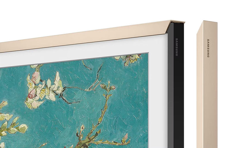 Samsung Customizable Bezel for 43\" The Frame TV - Beveled Sand Gold