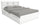Riley Mates Bed with Bookcase Headboard Set for Kids,Made in Canada, White - Full Size