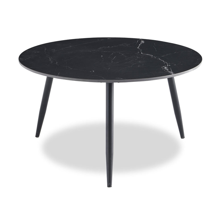 Delancey 31.5\" Modern 3-Pack Coffee + 2 End Tables - Black