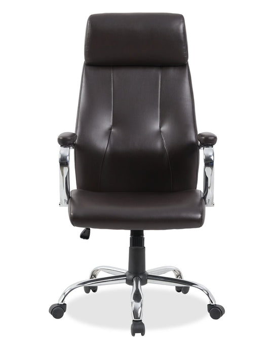 Steadman 24.4\" Office Chair - Dark Brown