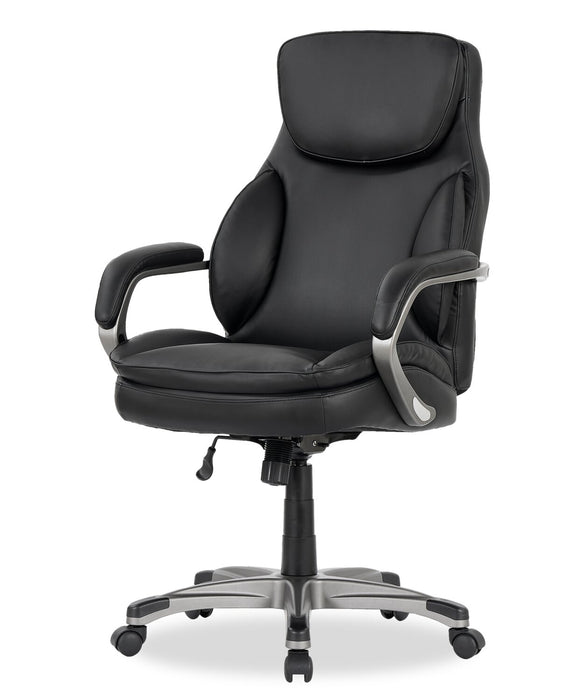Sealy® Posturepedic Palisade 28\" Adjustable Ergonomic Office Chair - Black