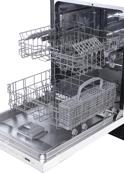 Frigidaire 24\" 49 dBA Top-Control Dishwasher with DishSense® Technology - White - FDHP4336AW