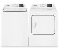 Whirlpool 4.5 Cu. Ft. Top Load Impeller Washer and 7.0 Cu. Ft. Gas Dryer – White