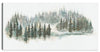 Pine Trees Canvas Artwork – 24\" x 48\"
