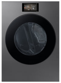 Samsung Bespoke 7.6 Cu. Ft. Electric Dryer with AI Opti Dry - Dark Steel - DV90F53AESAC 