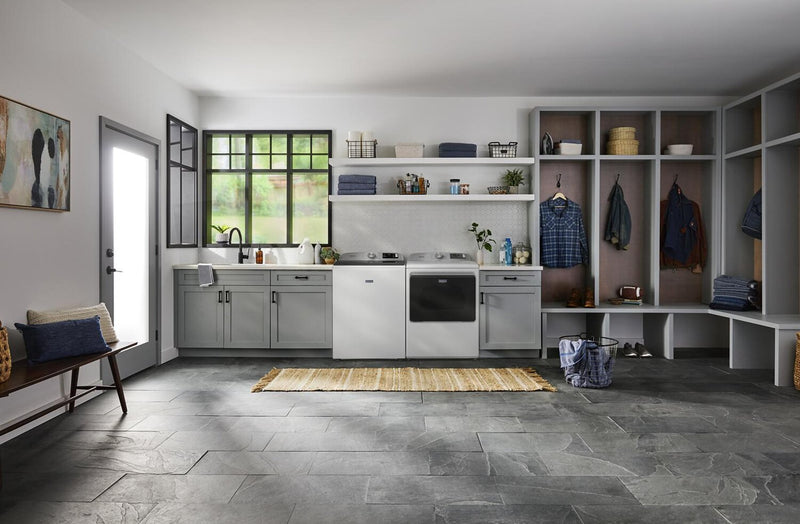 Maytag 6.0 Cu. Ft. Smart Top-Load Washer and 7.4 Cu. Ft. Electric Dryer – White 