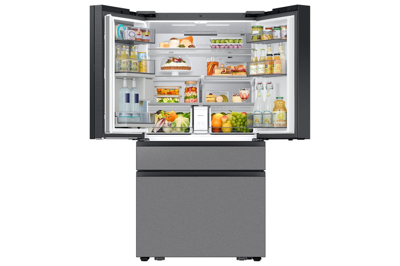 Samsung 36\" 23 Cu. Ft. Bespoke Counter-Depth French-Door Refrigerator with AI Home Screen - RF90F29BECRAA