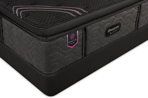 Beautyrest Black Signature Orchid Euro Pillowtop King Mattress Set