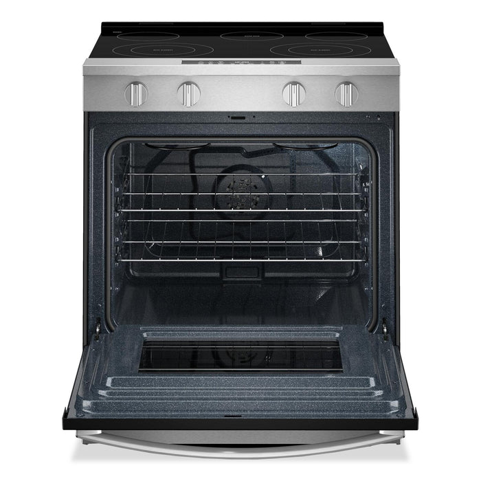 Whirlpool 30\" 5.3 Cu. Ft. Smart Electric Range with Air Cooking - Stainless Steel - YWSES4530TZ