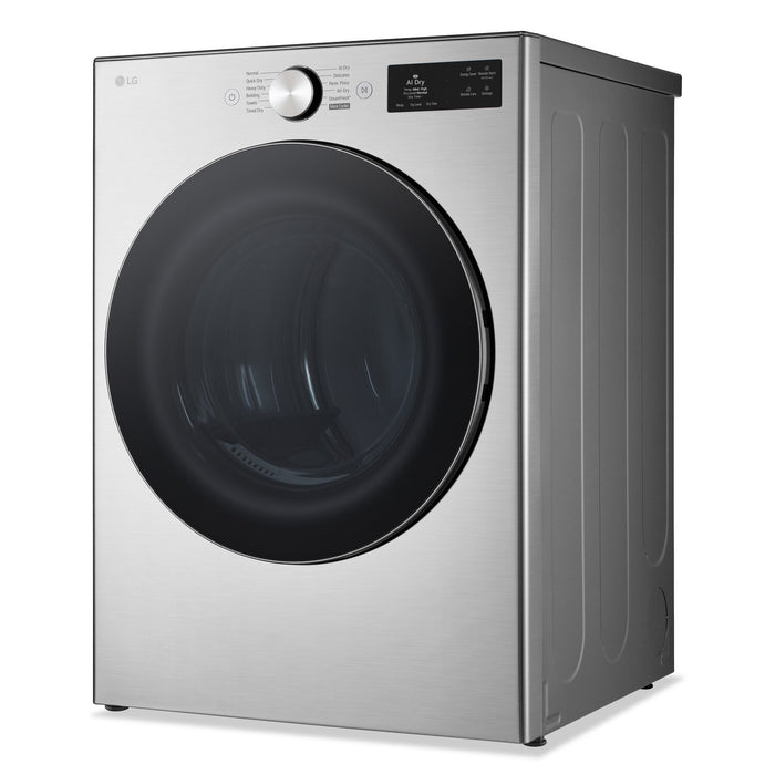 LG 7.4 Cu. Ft. Smart Front-Load Gas Dryer with AI Sensory Dry - Graphite Steel - DLGX5801V