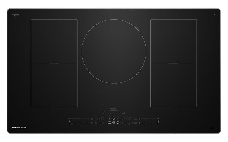 KitchenAid 36\" 5-Element Induction Cooktop - Stainless Steel - KCIT736SSS