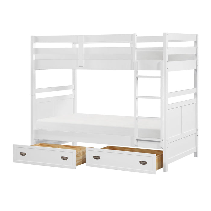 Quinn Trundle Drawers for Bed or Bunk, Set of 2 - White