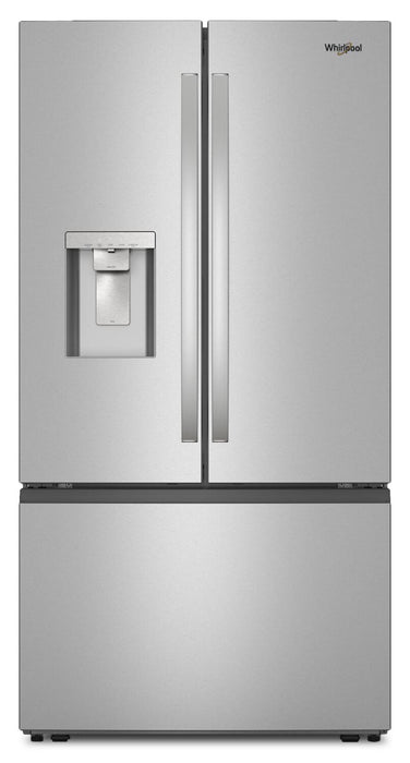 Whirlpool 36\" 30 Cu. Ft. French-Door Refrigerator with Dual Ice Makers - Stainless Steel - WRFF3736SZ 